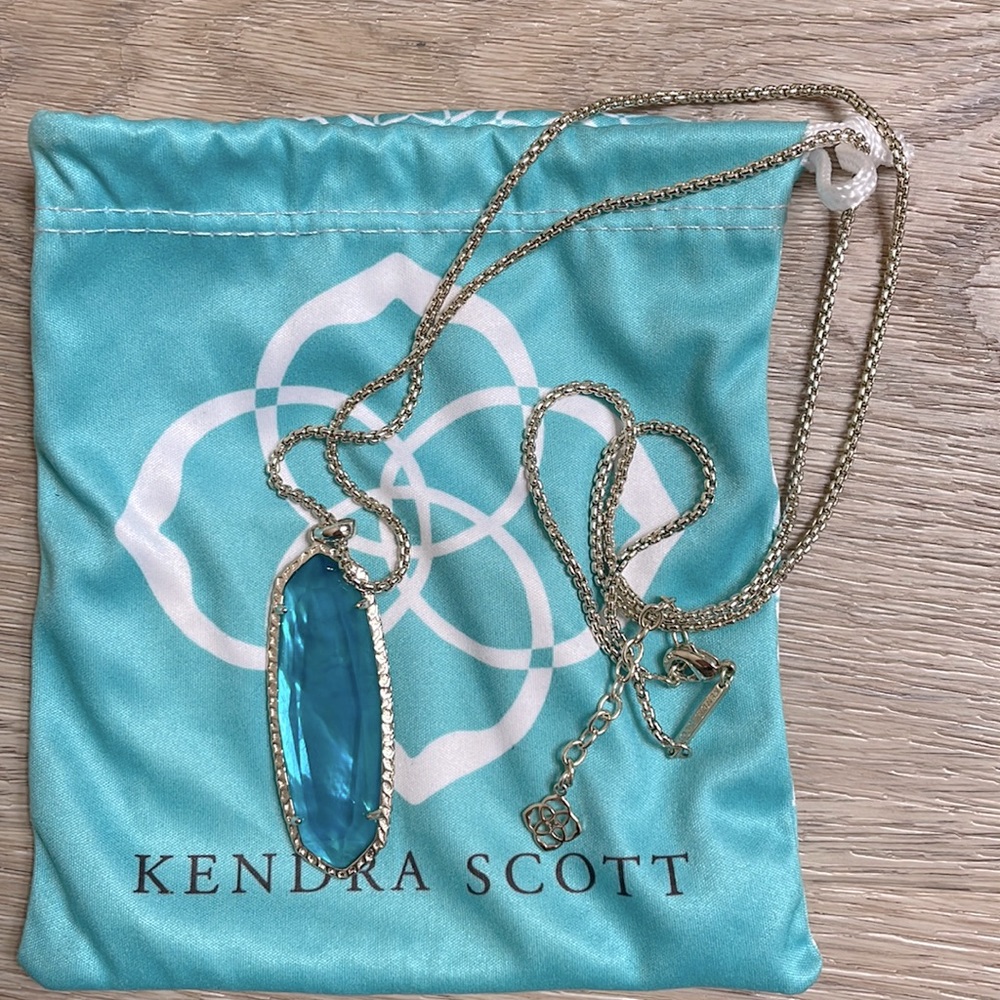 Kendra Scott Layden London Blue Illusion Necklace